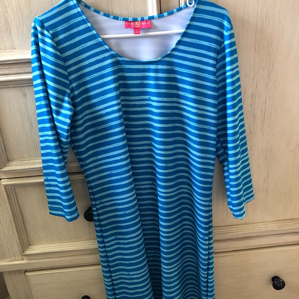 Kaeli Smith 3/4 Knit dress size L. Never worn.